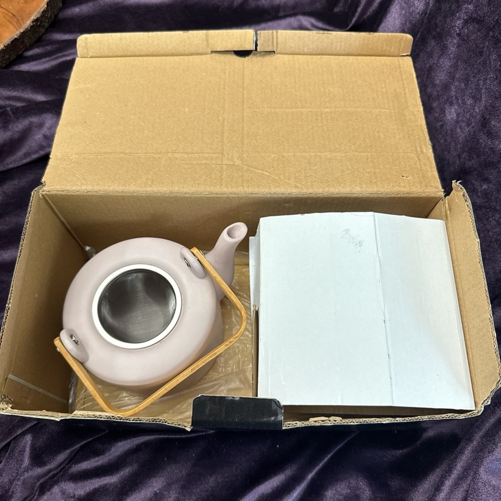 Tea Set with Tray-Lavender - Picture 9 of 9